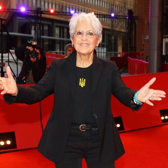 Die US-Sängerin Joan Baez