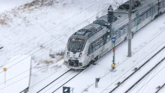 Winterwetter – Sturmtief Elli – Bahn