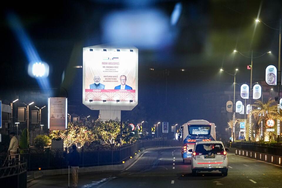 Bundeskanzler Merz reist nach Indien