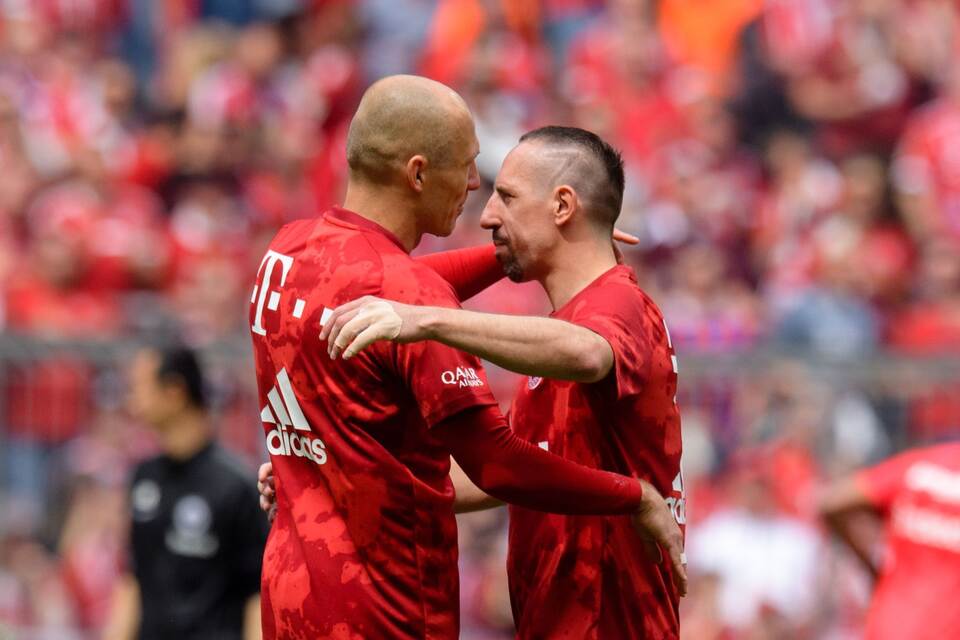 Arjen Robben und Franck Ribéry