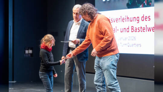 Preisverleihung Weihnachtsbasteln