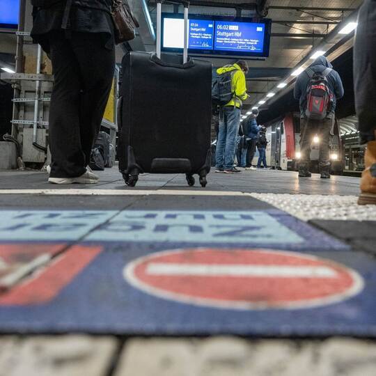 Bauarbeiten am Ulmer Hauptbahnhof