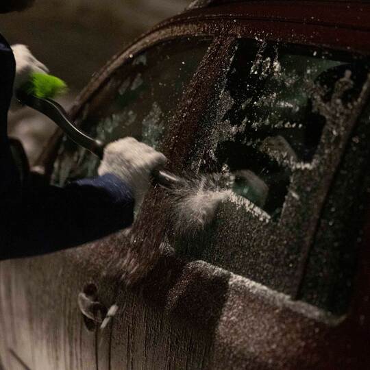 Winterwetter in Sachsen