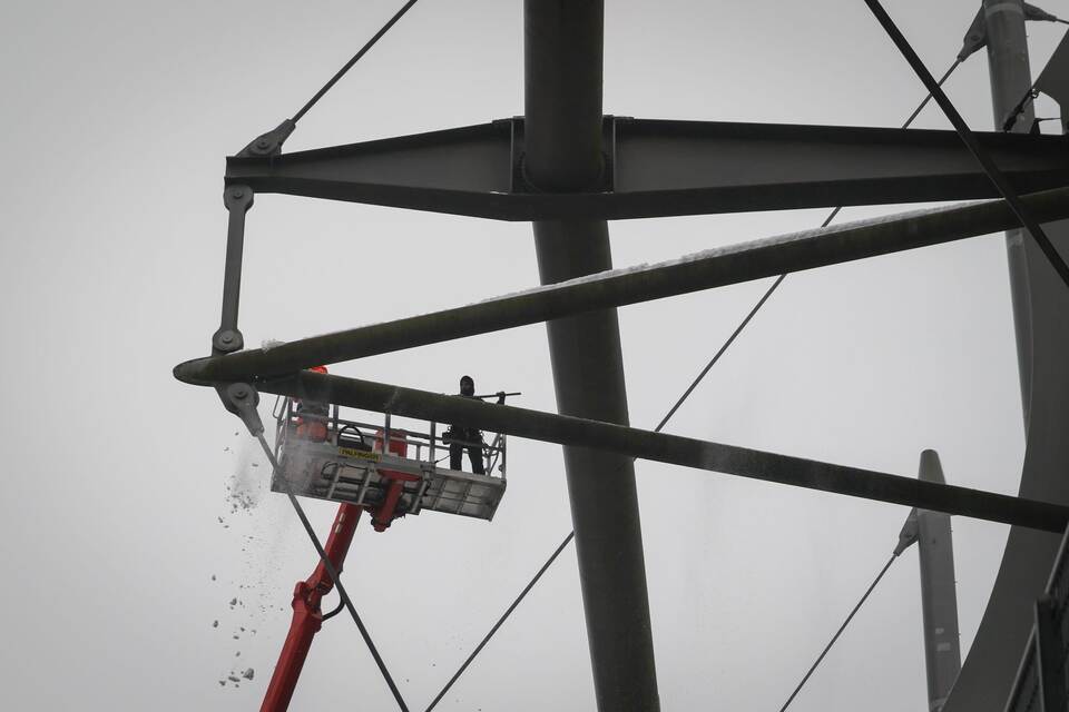 Das Dach vom Volksparkstadion