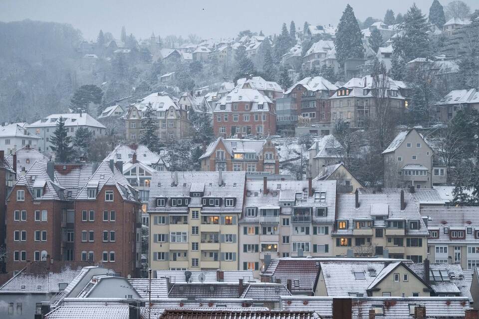 Schnee in Stuttgart