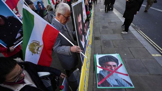 Solidarität mit Protesten im Iran - London