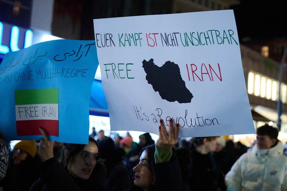 Protest gegen die iranische Regierung