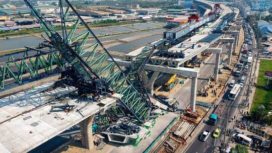 Baustellen-Unglück in Thailand