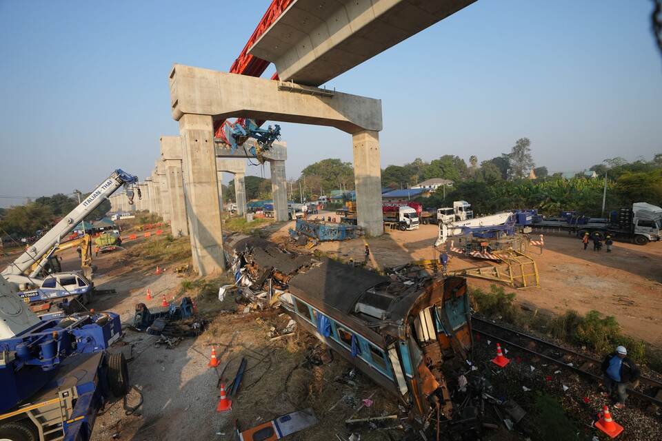 Zugunglück in Thailand