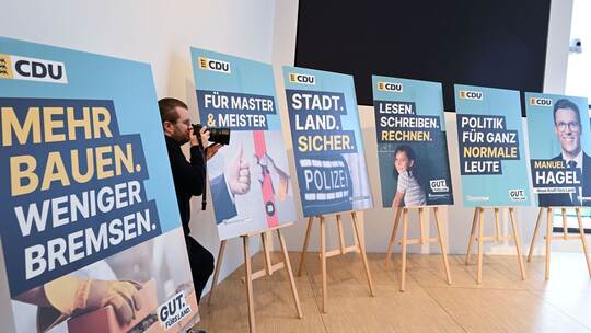 Vorstellung Wahlkampagne der CDU für die Landtagswahl