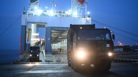 Große Verlegeübung der Nato: "Steadfast Dart"