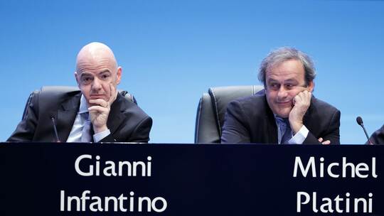Gianni Infantino und Michel Platini