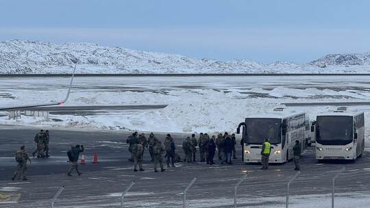 Bundeswehr-Team kommt abends auf Grönland an