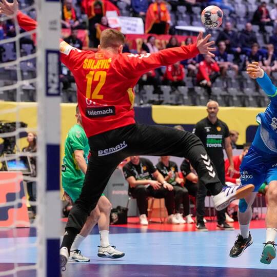 Handball-EM - Slowenien - Montenegro