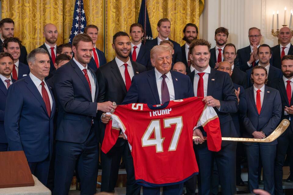 NHL-Team Florida Panthers im Weißen Haus