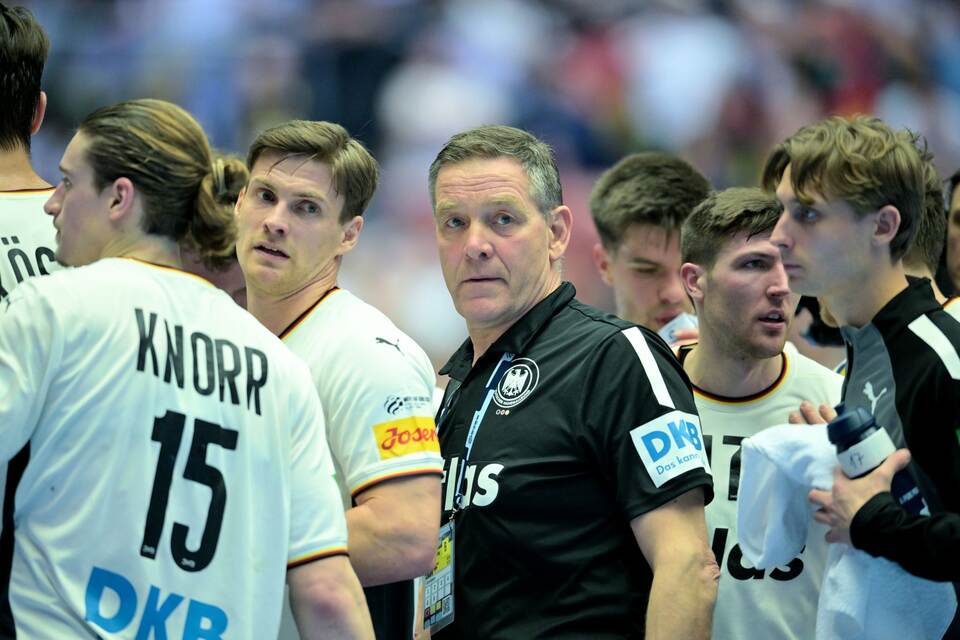 Handball-EM - Serbien - Deutschland