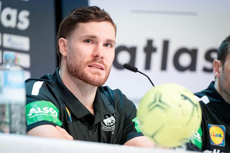 Handball EM - Pressekonferenz vor Spiel gegen Spanien