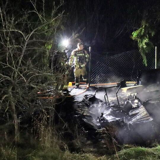 Mann stirbt bei Brand von Gartenhütte