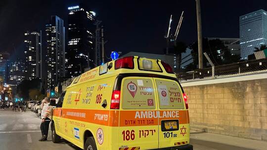 Krankenwagen in Tel Aviv