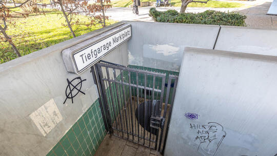 Zugang Tiefgarage Marktplatz
