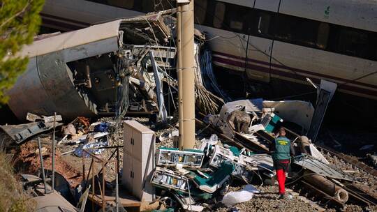 Nach dem Zugunglück in Spanien Nach dem Zugunglück in Spanien