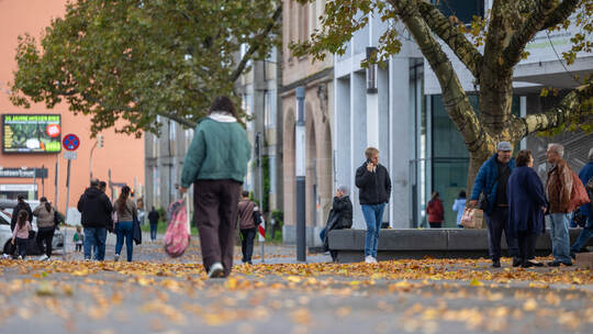 Fußgängerzone Innenstadt Stadtbild