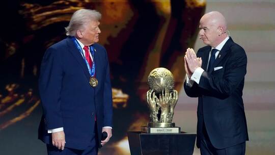 Donald Trump und Gianni Infantino Donald Trump und Gianni Infantino