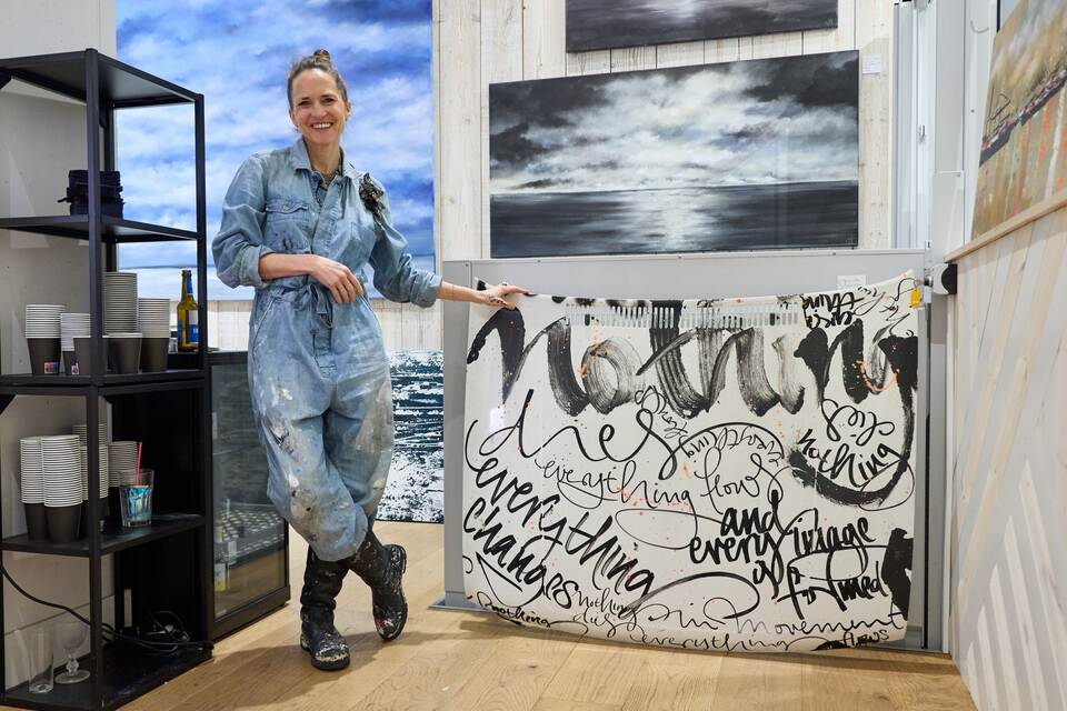 Künstlerin Jeannine Platz - Tag der Handschrift Künstlerin Jeannine Platz - Tag der Handschrift