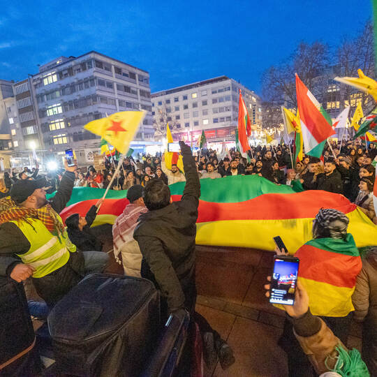 Demonstration Kurdische Versammlung