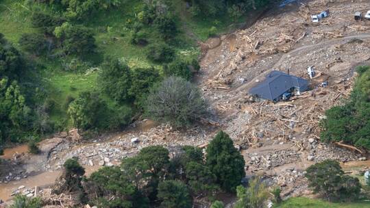 Erdrutsch in Neuseeland
