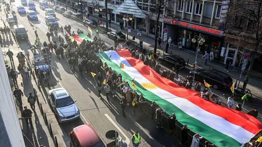 Kurden-Demonstration in Mannheim Kurden-Demonstration in Mannheim