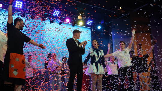 Das Prinzenpaar Sara Ehringer und Lars Brühning wird vom Publikum gefeiert.