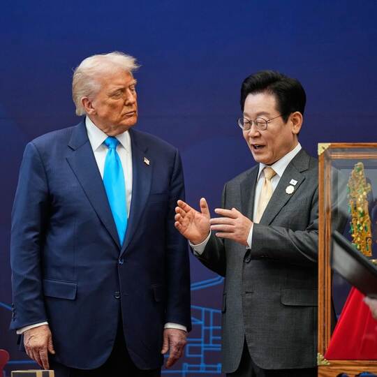 US-Präsident Trump in Südkorea