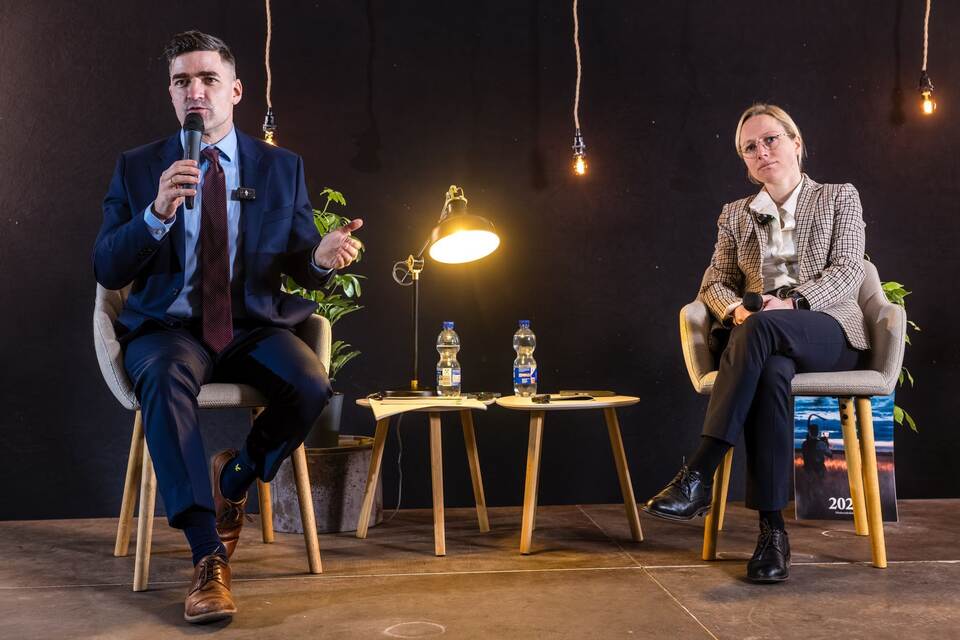 Martin Sellner und AfD-Politikerin Lena Kotré