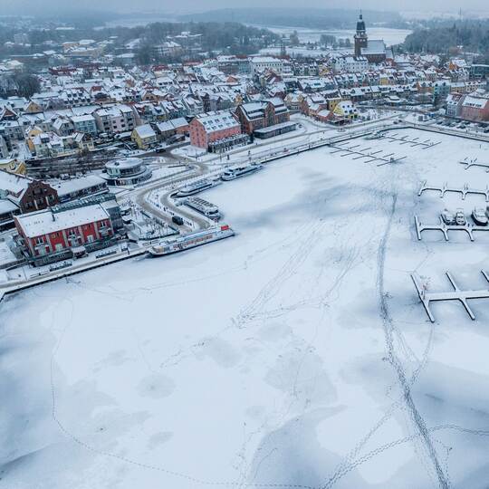 Winterwetter in der Seenplatte