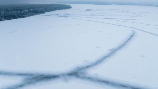 Winterwetter in der Seenplatte