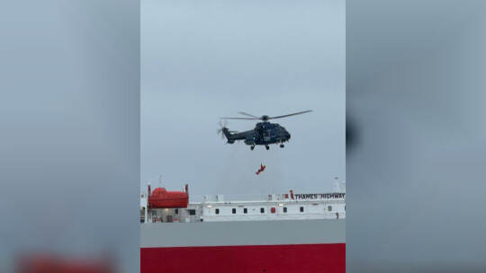 Brand auf der "Thames Highway" Brand auf der "Thames Highway"