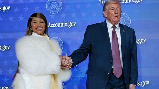 US-Präsident Trump und Rapperin Nicki Minaj