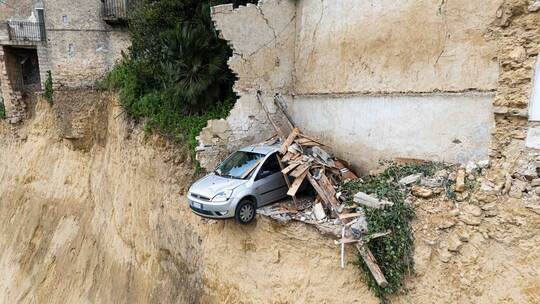 Erdrutsch in Sizilien Erdrutsch in Sizilien