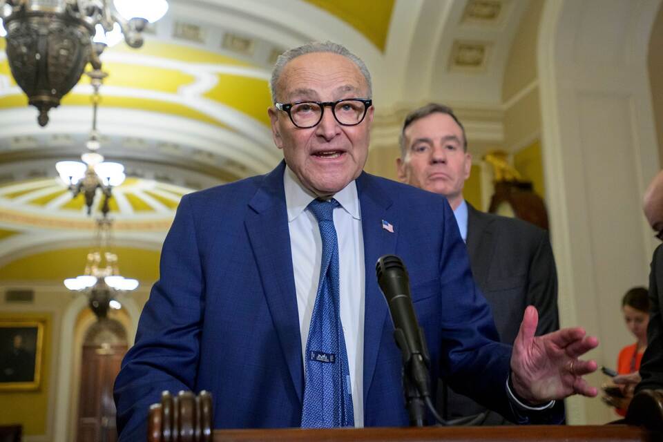 Der demokratische Minderheitsführer im Senat, Chuck Schumer