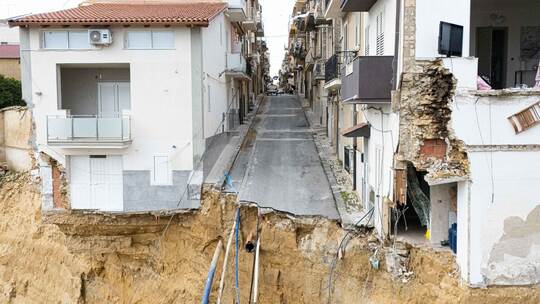 Erdrutsch in Sizilien