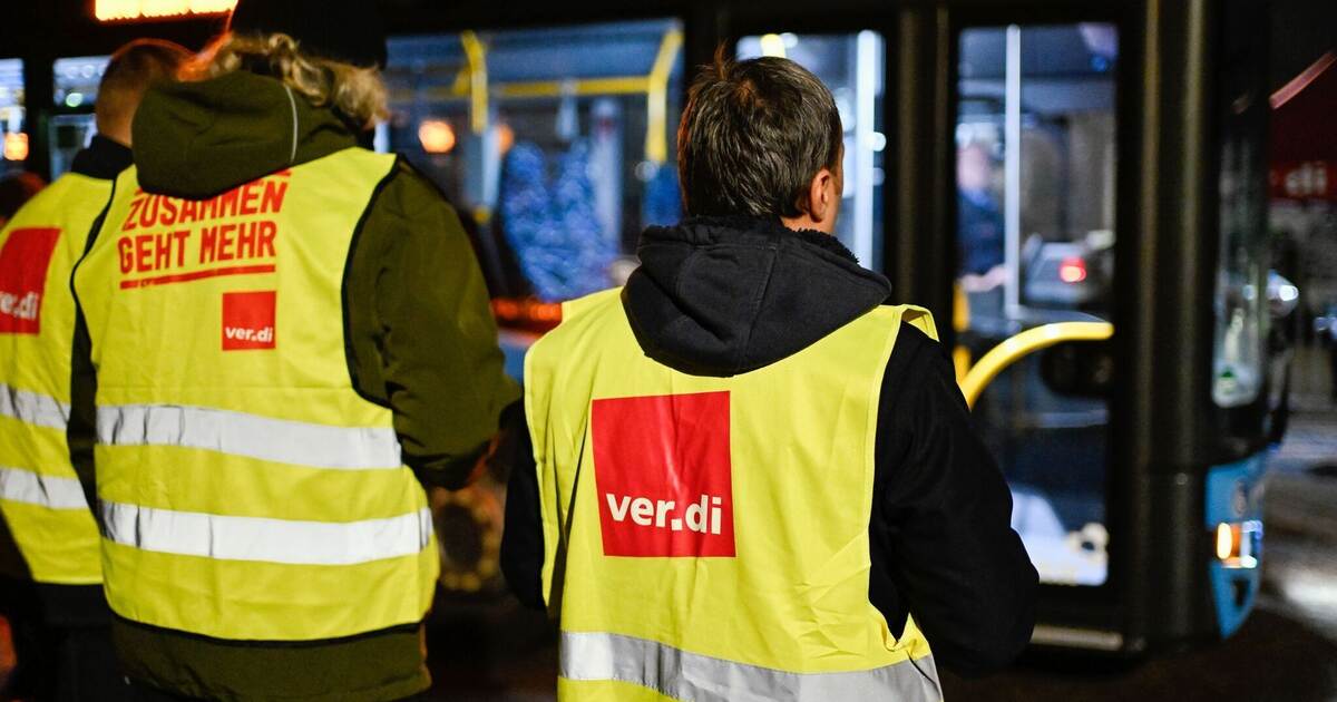 Verdi will Nahverkehr in großen Südwest-Städten lahmlegen
