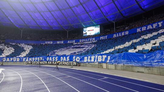 Fankurve von Hertha BSC