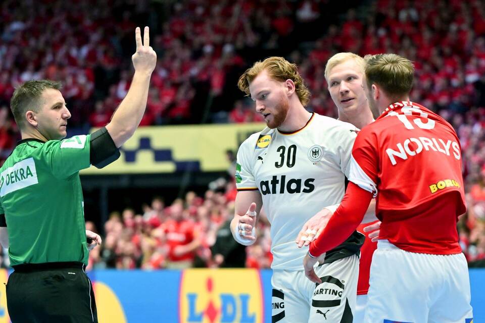 Handball-EM - Deutschland - Dänemark
