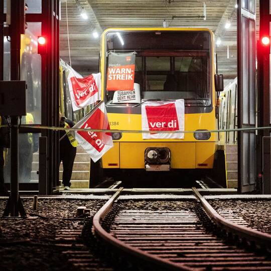 Verdi-Warnstreiks im Nahverkehr – Baden-Württemberg