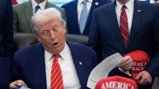 Ende des US-Shutdowns - Präsident Trump Ende des US-Shutdowns - Präsident Trump