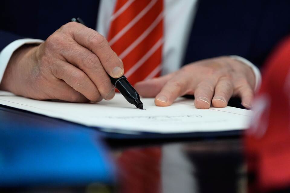 Ende des US-Shutdowns - Präsident Trump