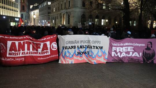 Proteste gegen Verurteilung von Maja T.