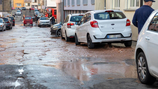 Wasserrohrbruch Hermannstraße Oststadt