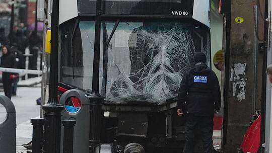Busunglück in Dublin